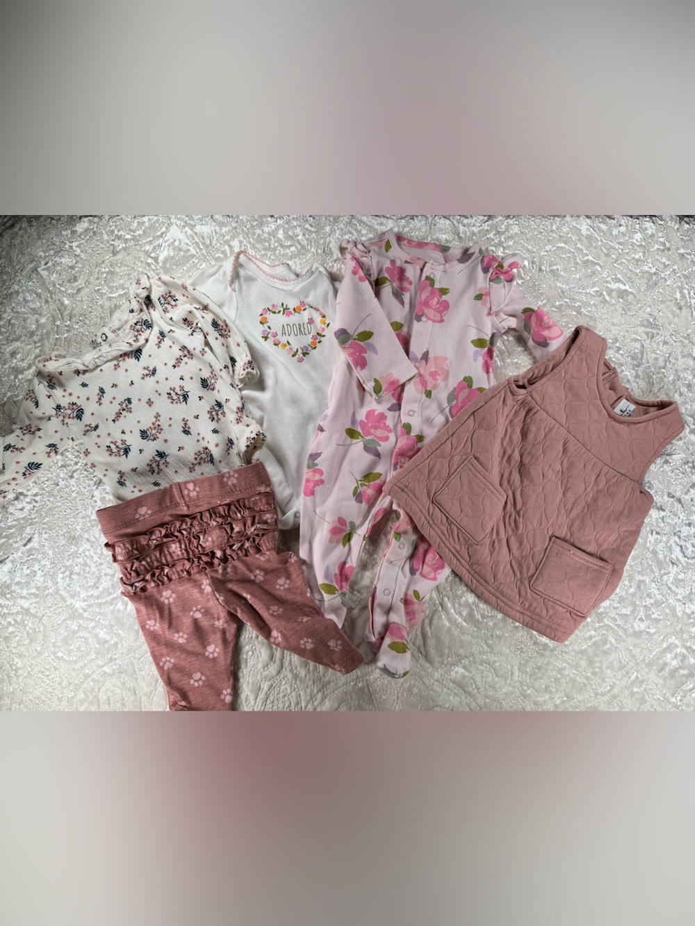 Baby Girls lot of 0-3 months outfits